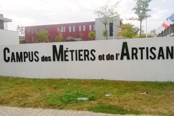 Unsere Partnerschule Campus des Métiers et de l' Artisanat.